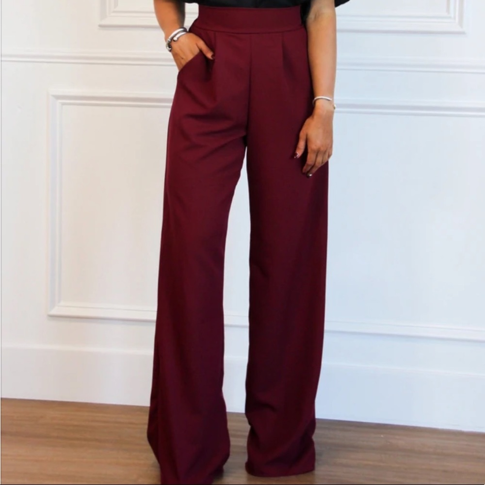 Paper bag dress pants